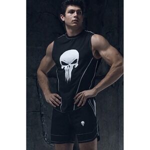 Marvel's Punisher Performance Tank Top Black Limited Edition Sz XL Shirt NWT